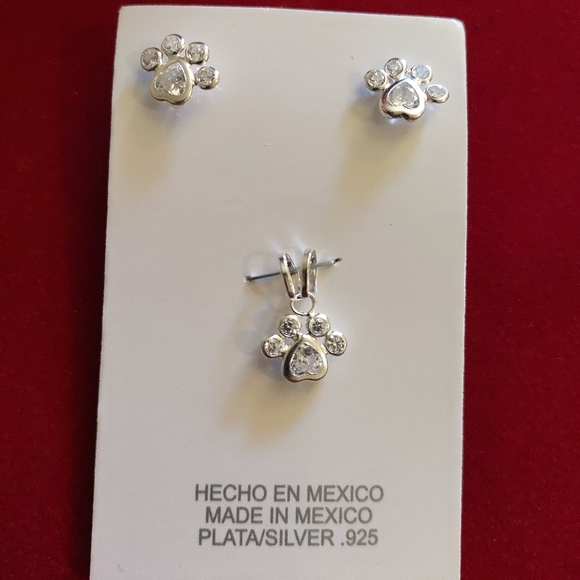 Pendant - Earrings Set Silver.925 - Picture 3 of 3